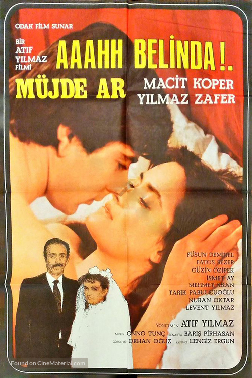 Aaah Belinda - Turkish Movie Poster