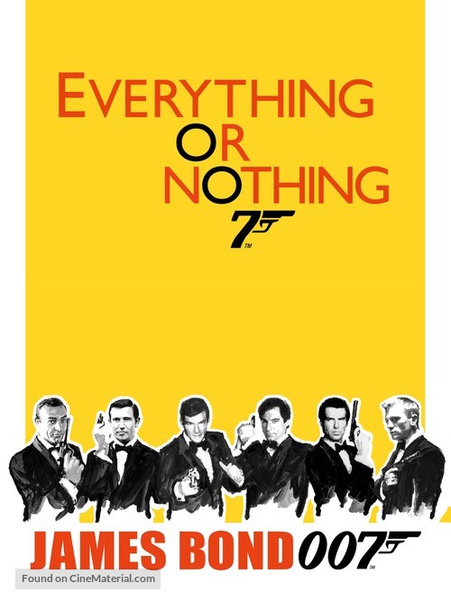 Everything or Nothing: The Untold Story of 007 - British Video on demand movie cover