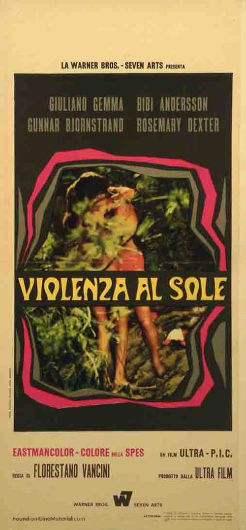 Violenza al sole - Italian Movie Poster
