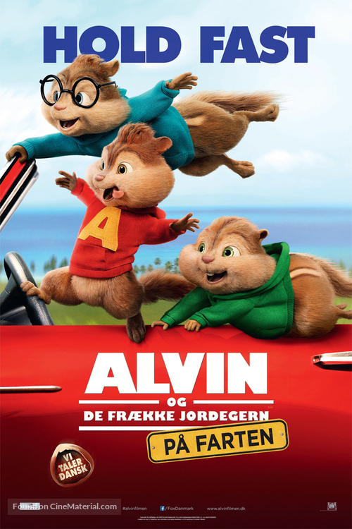 Alvin and the Chipmunks: The Road Chip - Danish Movie Poster