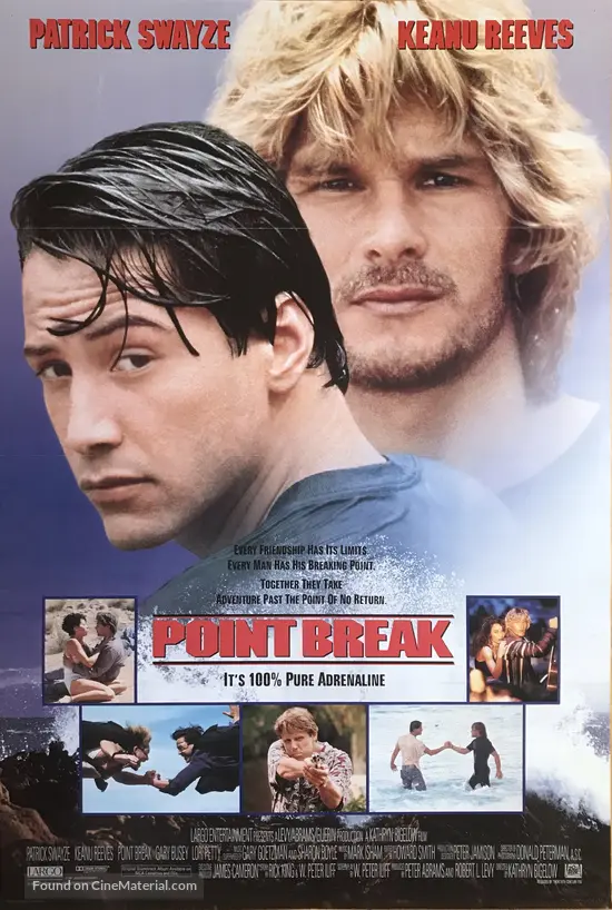 Point Break (1991) Australian movie poster