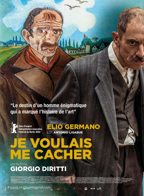 Volevo nascondermi - French Movie Poster