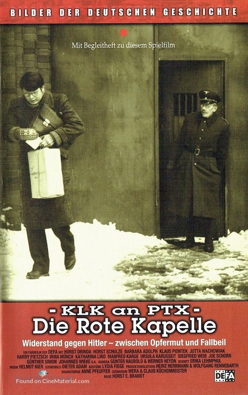 KLK an PTX - Die Rote Kapelle - German VHS movie cover