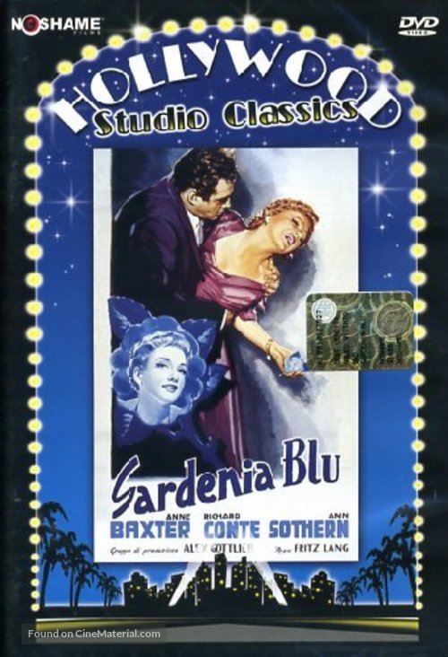 The Blue Gardenia - Italian DVD movie cover