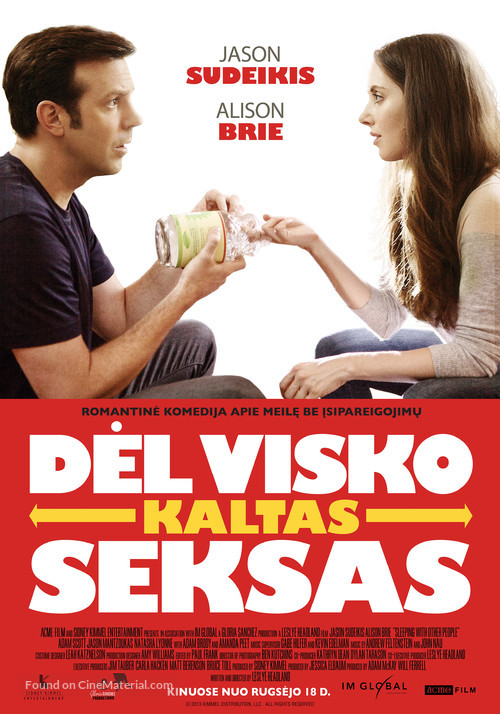 Sleeping with Other People - Lithuanian Movie Poster