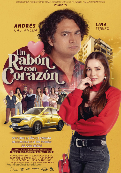 Un rab&oacute;n con coraz&oacute;n - Colombian Movie Poster