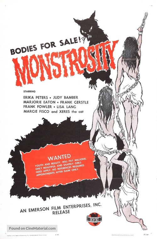 Monstrosity - Movie Poster