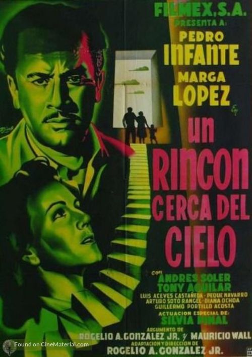 Un rinc&oacute;n cerca del cielo - Mexican Movie Poster