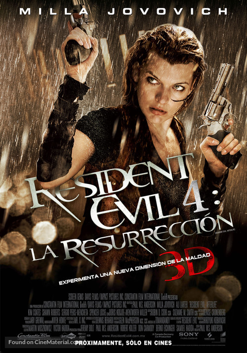 Resident Evil: Afterlife - Mexican Movie Poster