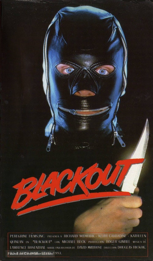 Blackout - Argentinian VHS movie cover