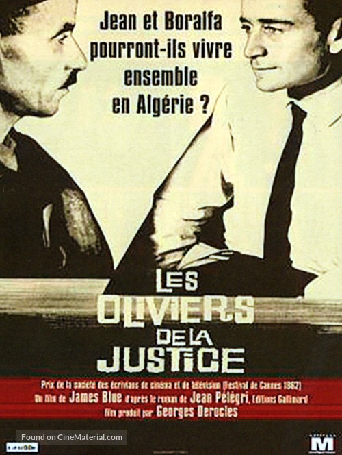 Les oliviers de la justice - French Movie Poster