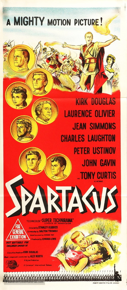 Spartacus - Australian Movie Poster