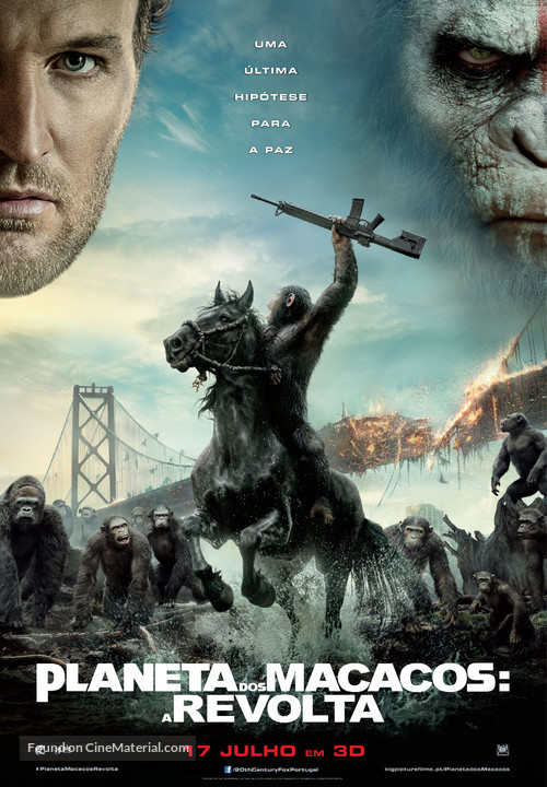 Dawn of the Planet of the Apes - Portuguese Movie Poster