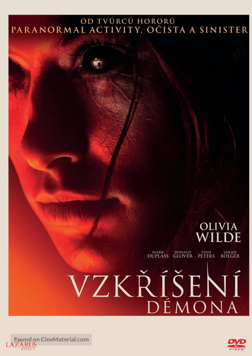 The Lazarus Effect - Czech DVD movie cover