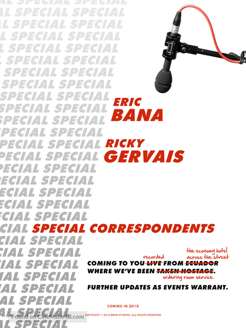 Special Correspondents - British Movie Poster