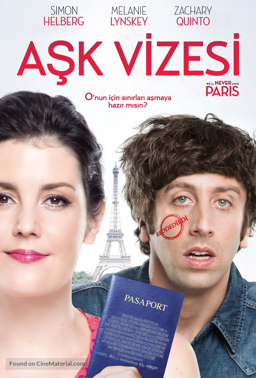 We&#039;ll Never Have Paris - Turkish Movie Poster