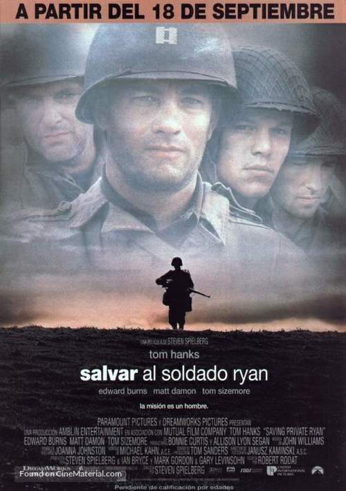 Saving Private Ryan - Spanish Movie Poster