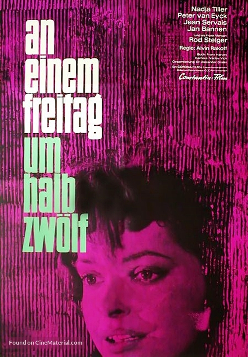 An einem Freitag um halb zw&ouml;lf - German Movie Poster