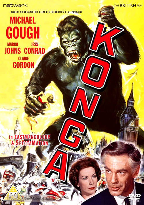 Konga - British DVD movie cover