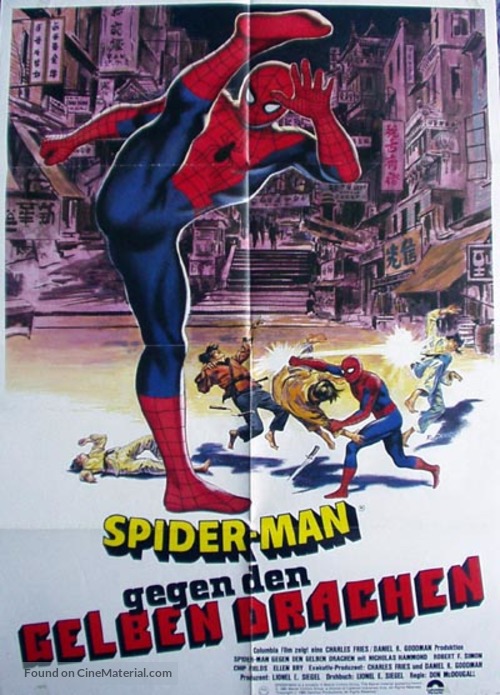 Spider-Man: The Dragon&#039;s Challenge - German Movie Poster