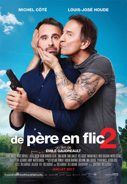 De p&egrave;re en flic 2 - Canadian Movie Poster