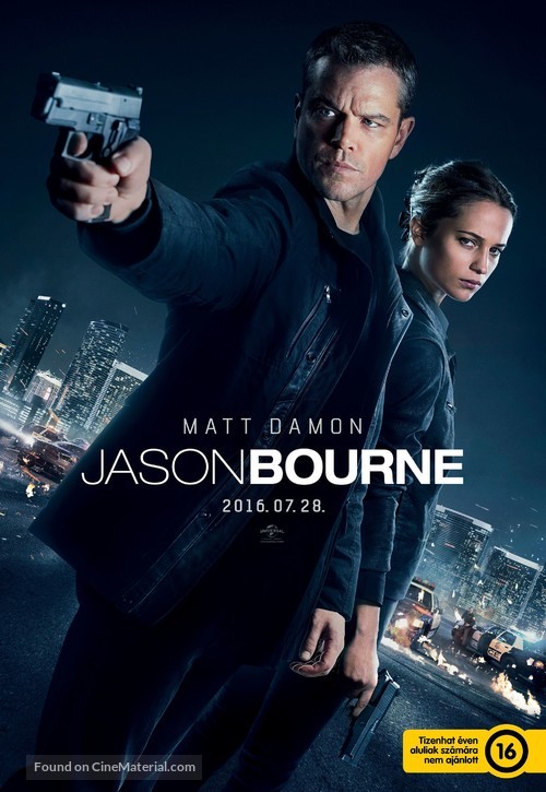 Jason Bourne - Hungarian Movie Poster