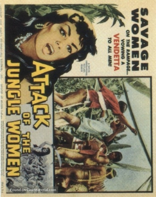Attack of the Jungle Women - poster
