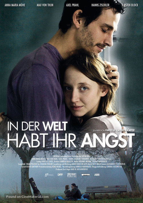 In der Welt habt ihr Angst - German Movie Poster