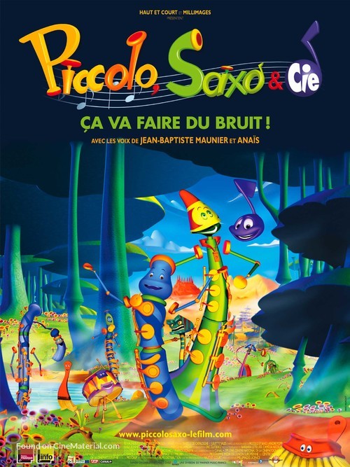 Piccolo, Saxo et compagnie - French Movie Poster