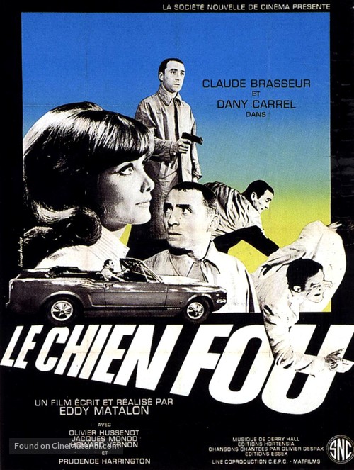 Le chien fou - French Movie Poster