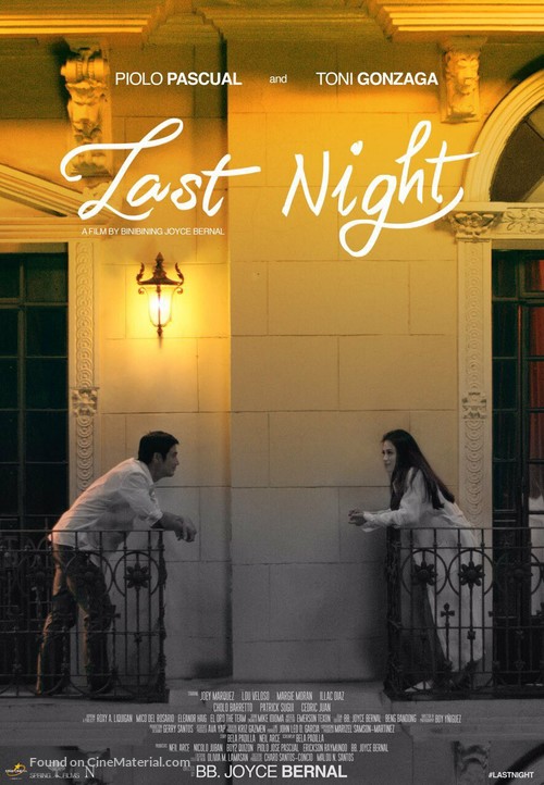 Last Night - Philippine Movie Poster