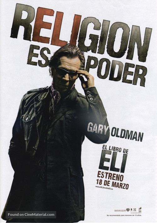 The Book of Eli - Spanish Movie Poster