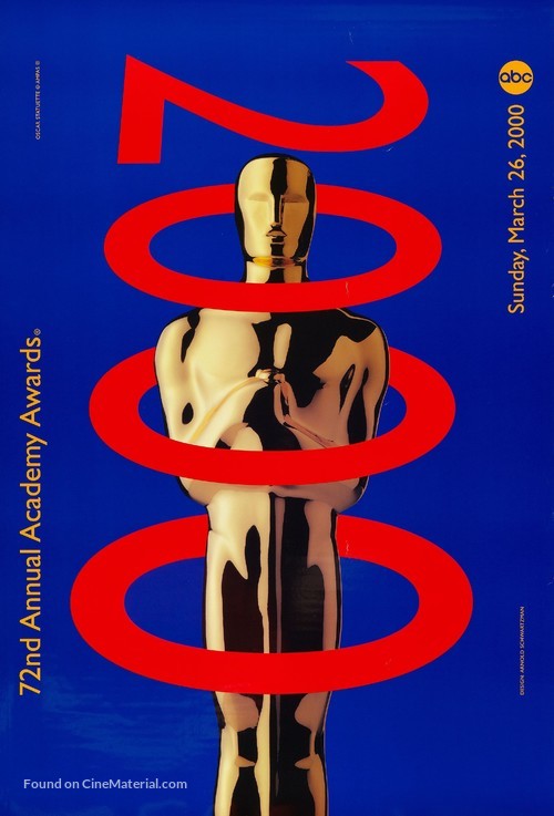 The 72nd Annual Academy Awards - Movie Poster