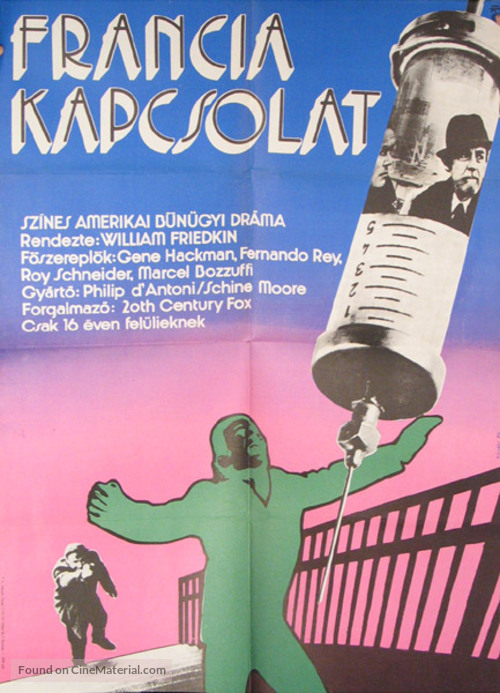 The French Connection - Hungarian Movie Poster