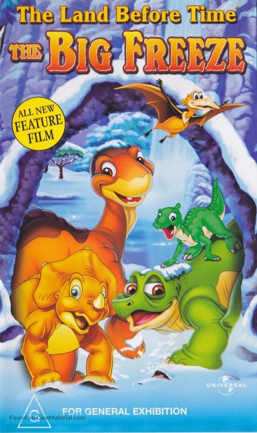 The Land Before Time VIII: The Big Freeze - Australian VHS movie cover