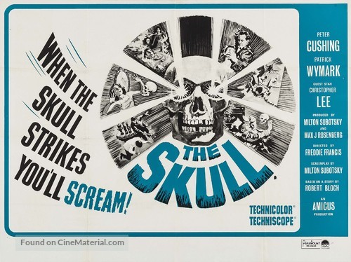 The Skull - British Movie Poster