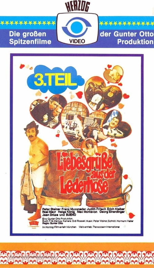Liebesgr&uuml;&szlig;e aus der Lederhose 3: Sexexpress aus Oberbayern - German VHS movie cover