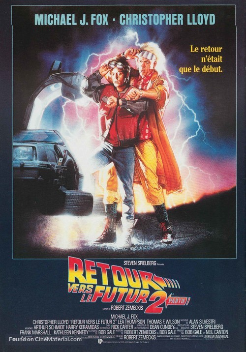 Back to the Future Part II - French Movie Poster