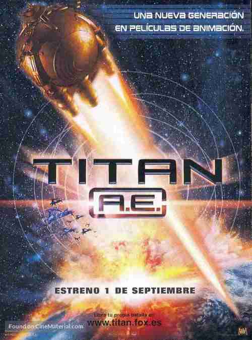 Titan A.E. - Spanish Movie Poster