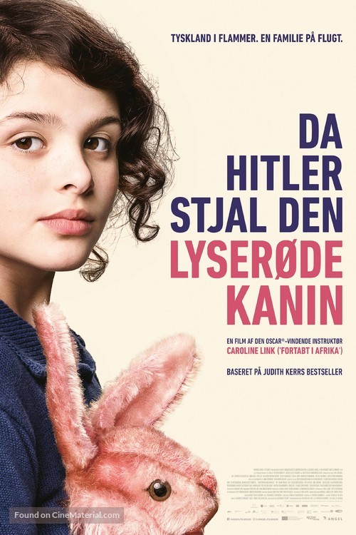 Als Hitler das rosa Kaninchen stahl - Danish Movie Poster