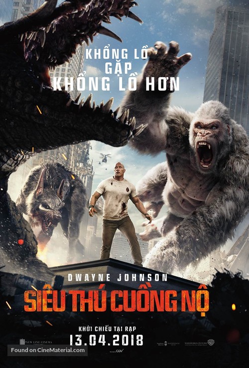 Rampage - Vietnamese Movie Poster