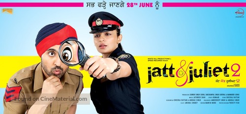 Jatt &amp; Juliet 2 - Indian Movie Poster