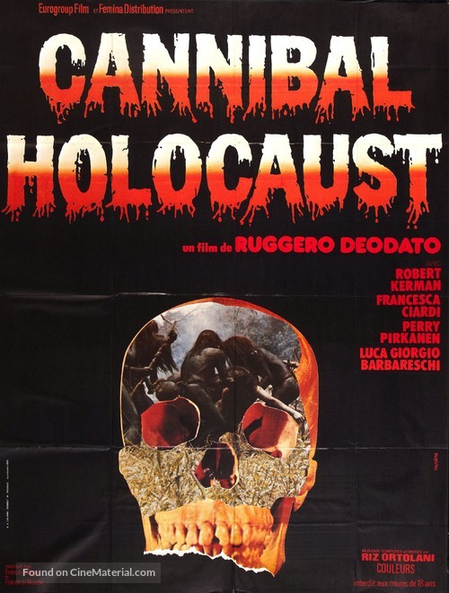 Cannibal Holocaust - French Movie Poster