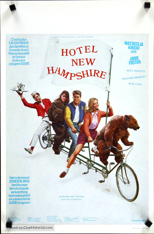 The Hotel New Hampshire - Belgian Movie Poster