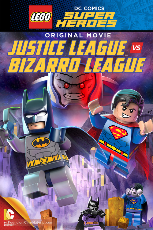 Lego DC Comics Super Heroes: Justice League vs. Bizarro League - DVD movie cover