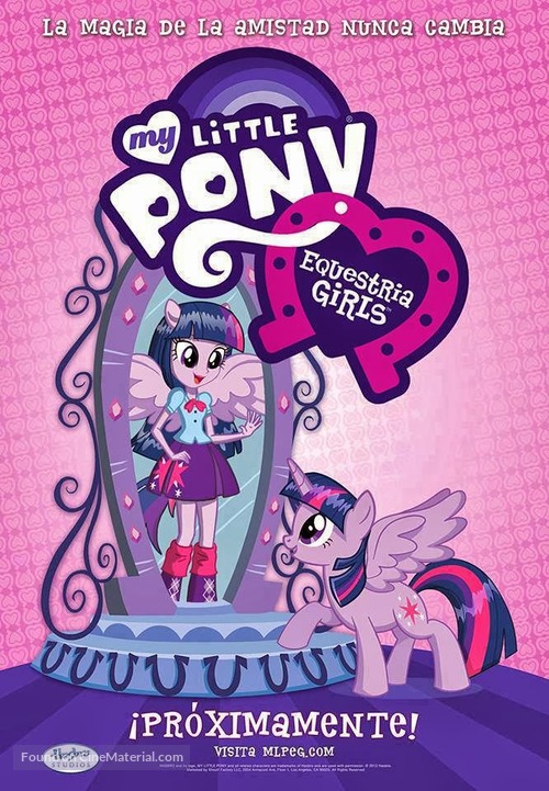 My Little Pony: Equestria Girls - Mexican Movie Poster