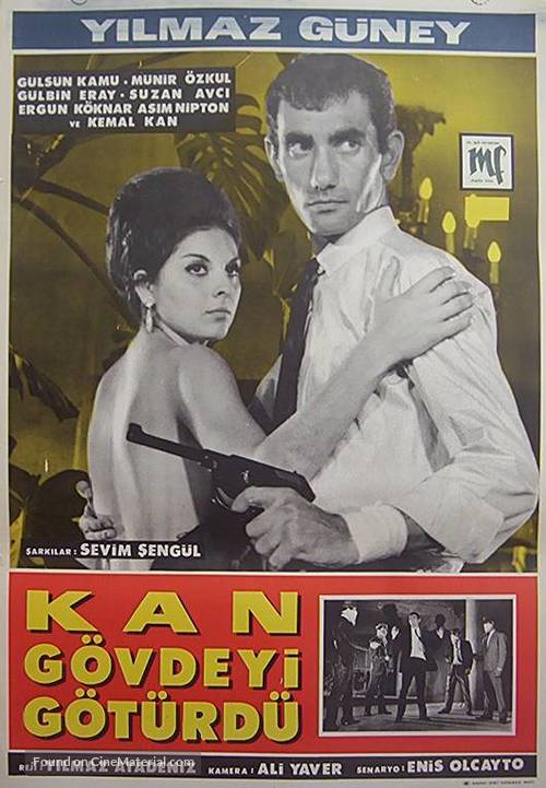 Kan g&ouml;vdeyi g&ouml;t&uuml;rd&uuml; - Turkish Movie Poster