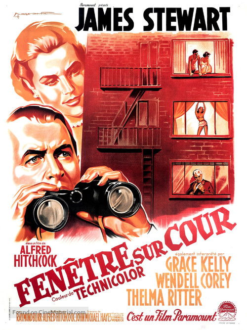 Rear Window - French Movie Poster