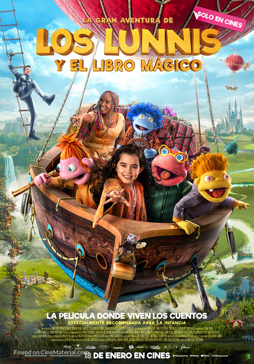 La gran aventura de Los Lunnis y el Libro M&aacute;gico - Spanish Movie Poster