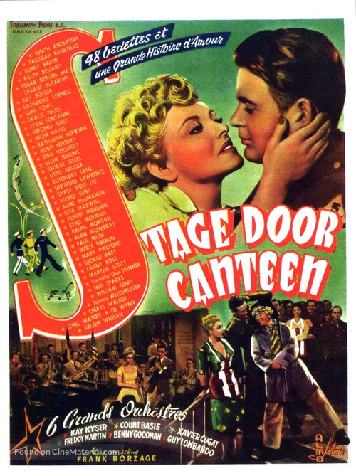 Stage Door Canteen - Belgian Movie Poster